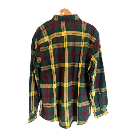 L.L. Bean Scotch Plaid Flannel Shirt 228061 Men's XL Slightly Fitted Brand New - Picture 7 of 7